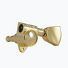 TK-7901 GROVER® 102 SERIES 3X3 ROTOMATIC TUNERS WITH KEYSTONE BUTTONS - Gold