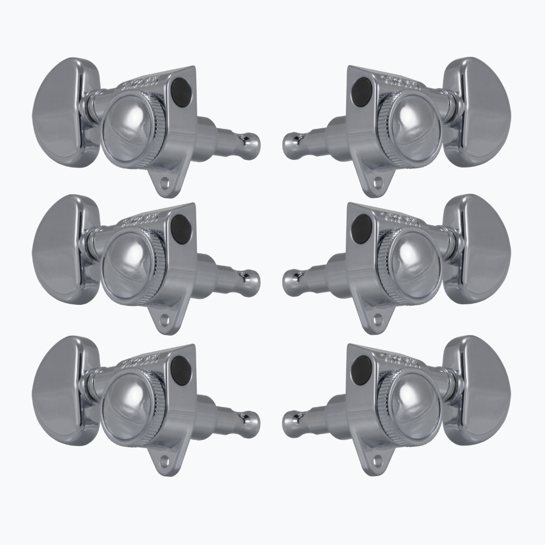 6 chrome locking tuners