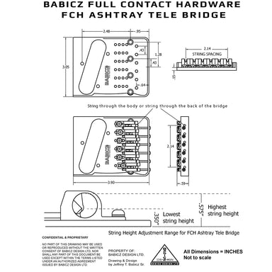 ashtray telecaster  schematic