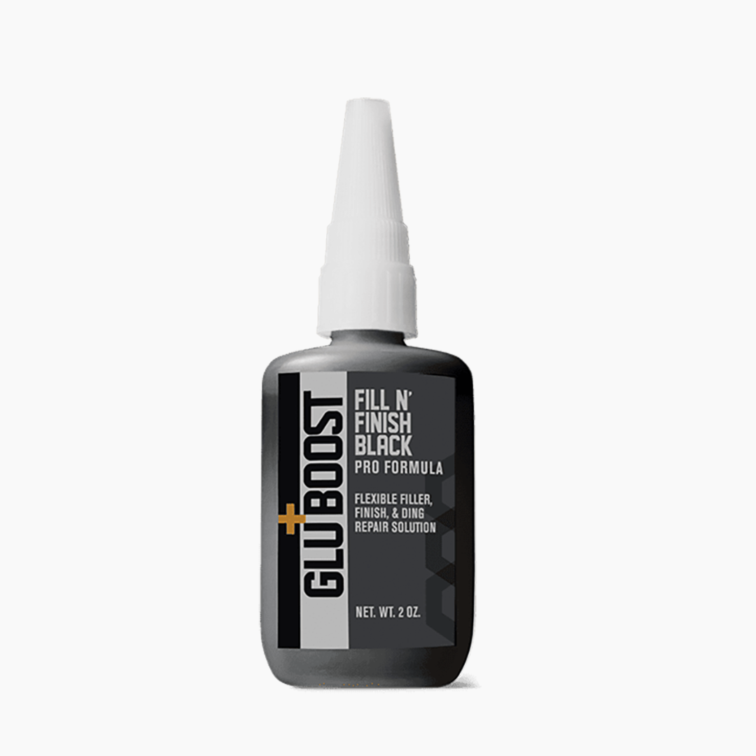 GluBoost Fill N' Finish Finish Black, Pro Formula, flexible, 2 oz.