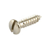 Allparts Slot Head Pickguard Screws - Nickel