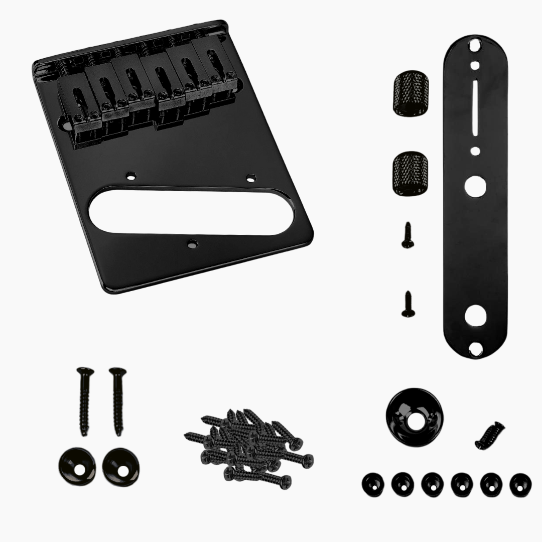 Telecaster® Body Hardware Kit - Black Finish