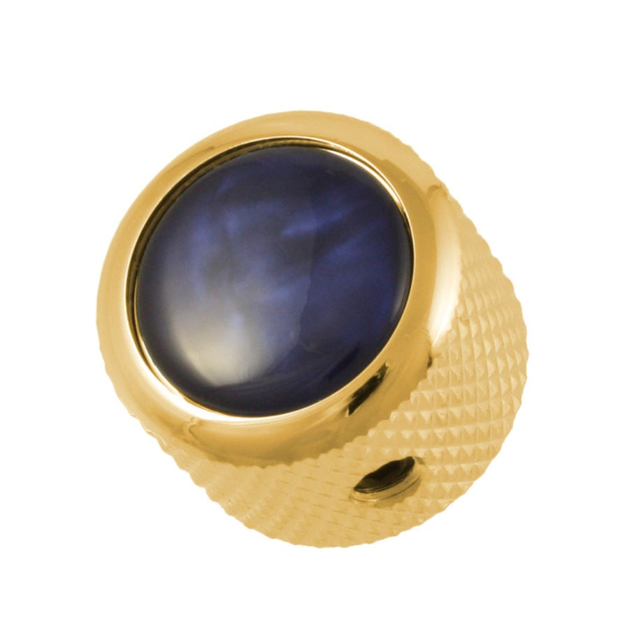 MK-3173 Q-Parts Blue Pearl Dome Knob