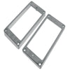 PC-0438 CURVED METAL HUMBUCKING RING SET - Chrome