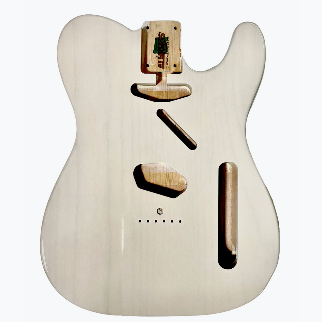 TBF-WH See Through White Finished Replacement Body for Telecaster®