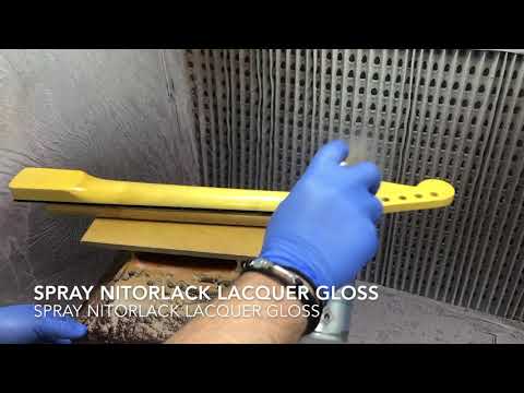 spray lacquer gloss video 