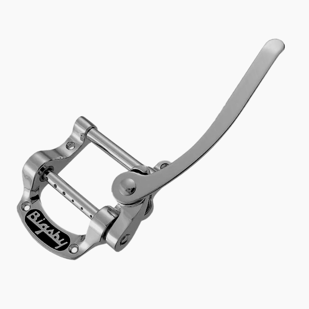 Bigsby pinless vibrato tailpiece aluminum finish