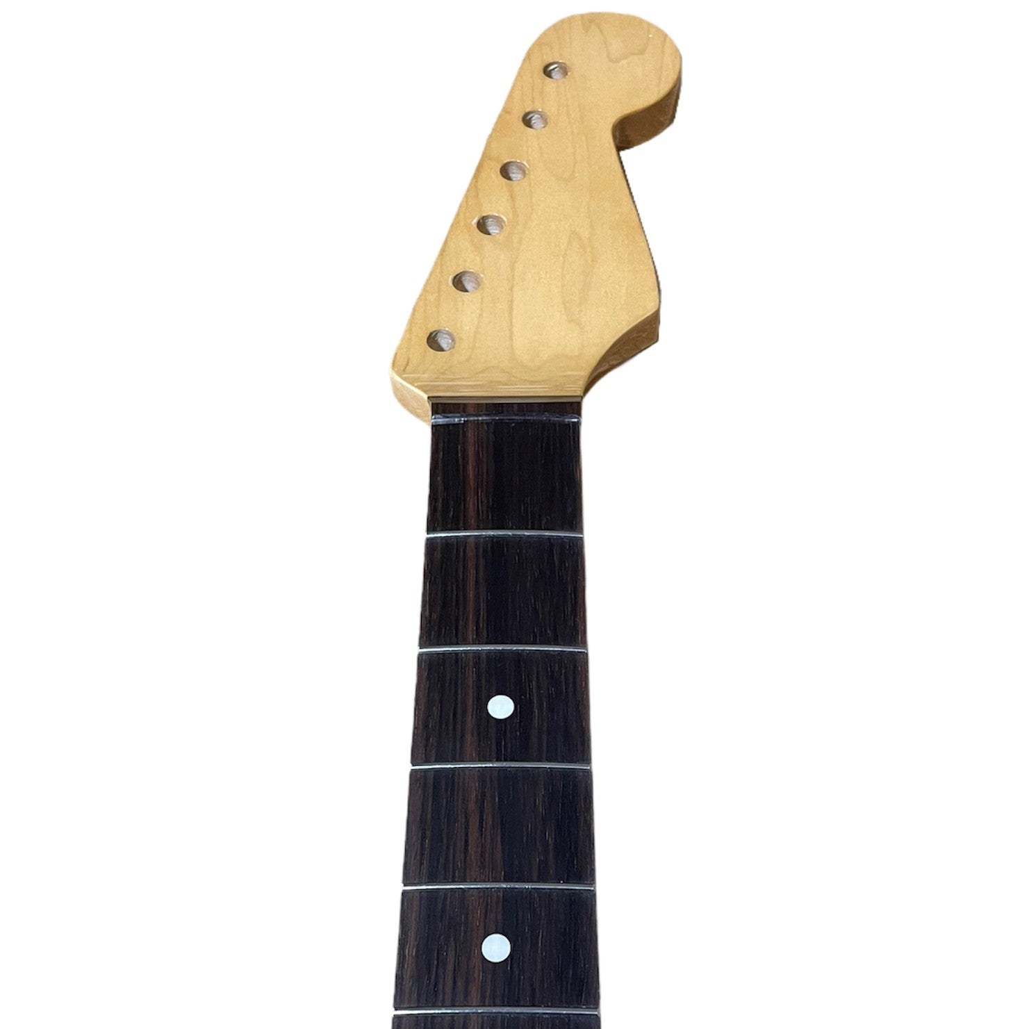 strat guitar neck close up 