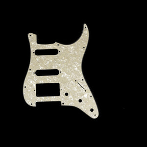 Parchment Pearloid 1HB 11-hole Pickguard for Strat
