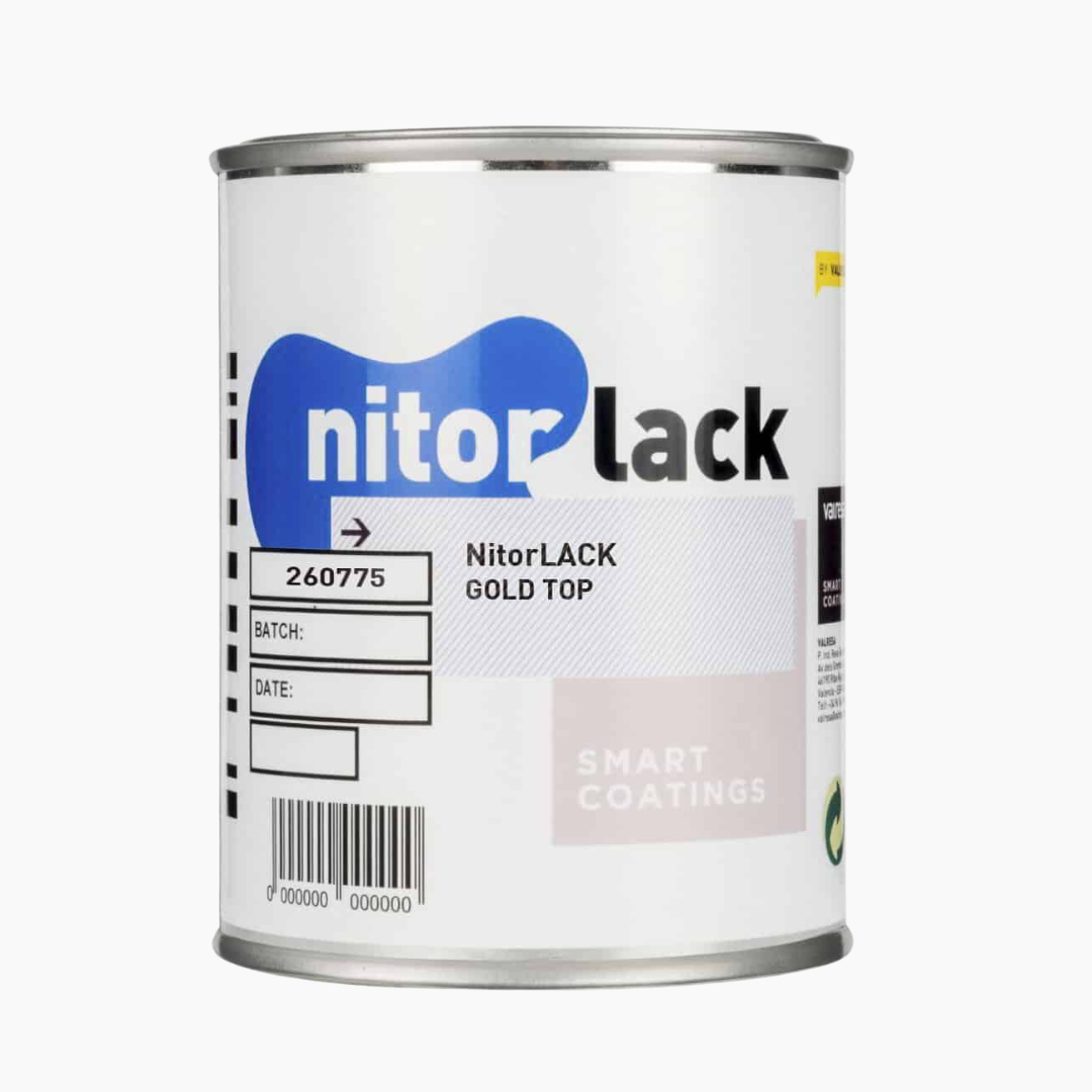 LT-9653-000 - Nitorlack Gold Top Finish Nitrocellulose 500ml Can