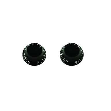 two bell knobs volume 0 to 11 black