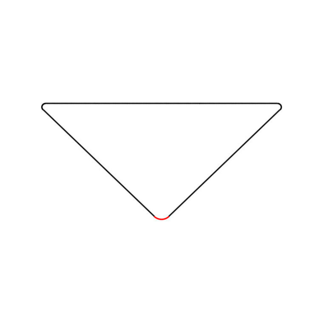 triangle blade