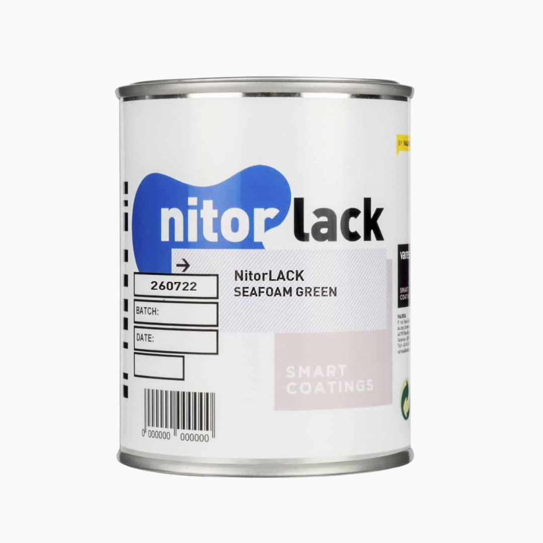 LT-9661-000 - Nitorlack Seafoam Green Finish Nitrocellulose 500ml Can
