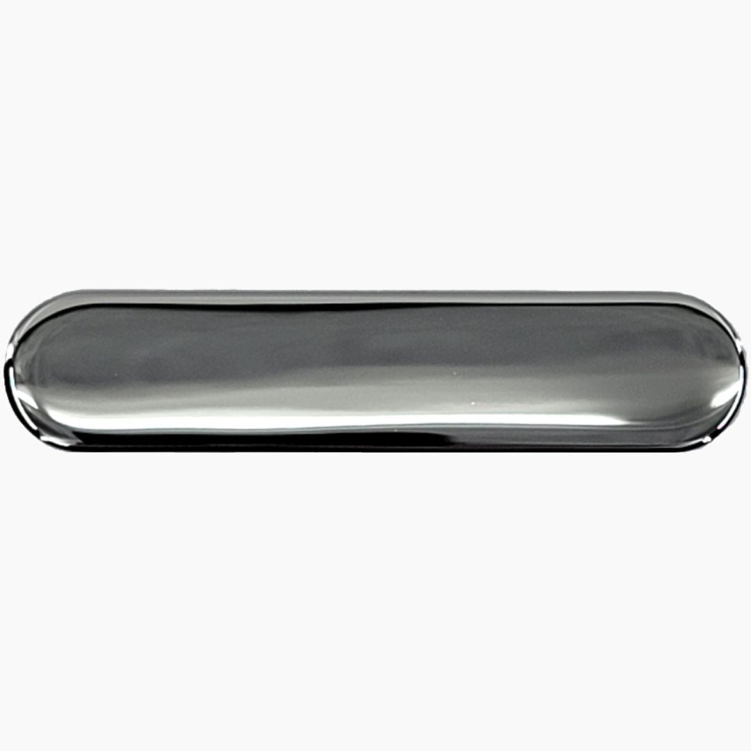 tele neck pickup cover top view chrome