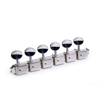 6-In-Line Vintage Style Keys, Nickel