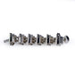 6-In-Line Vintage Style Keys, Nickel