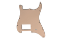 cream colored pickguard for guitar with one pot hole