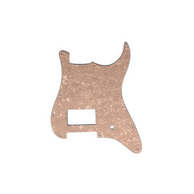 cream pickguard for guitar with one pot hole