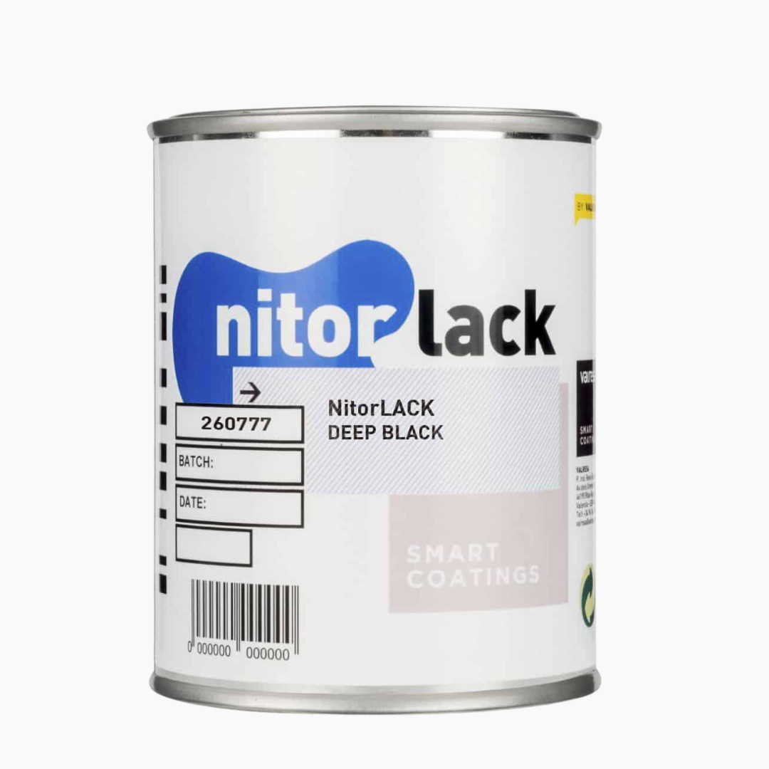 LT-9652-000 - Nitorlack Deep Black Gloss Nitrocellulose 500ml Can