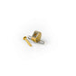 goldo stringthree string guide bottom angled view with screw gold
