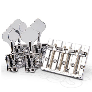 Badass Upgrade Combo for Squier Basses - Chrome