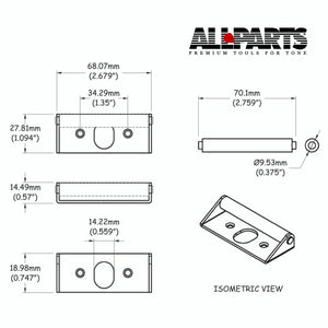 BP-0653-010 Buzz Stop for Jazzmaster® and Jaguar®