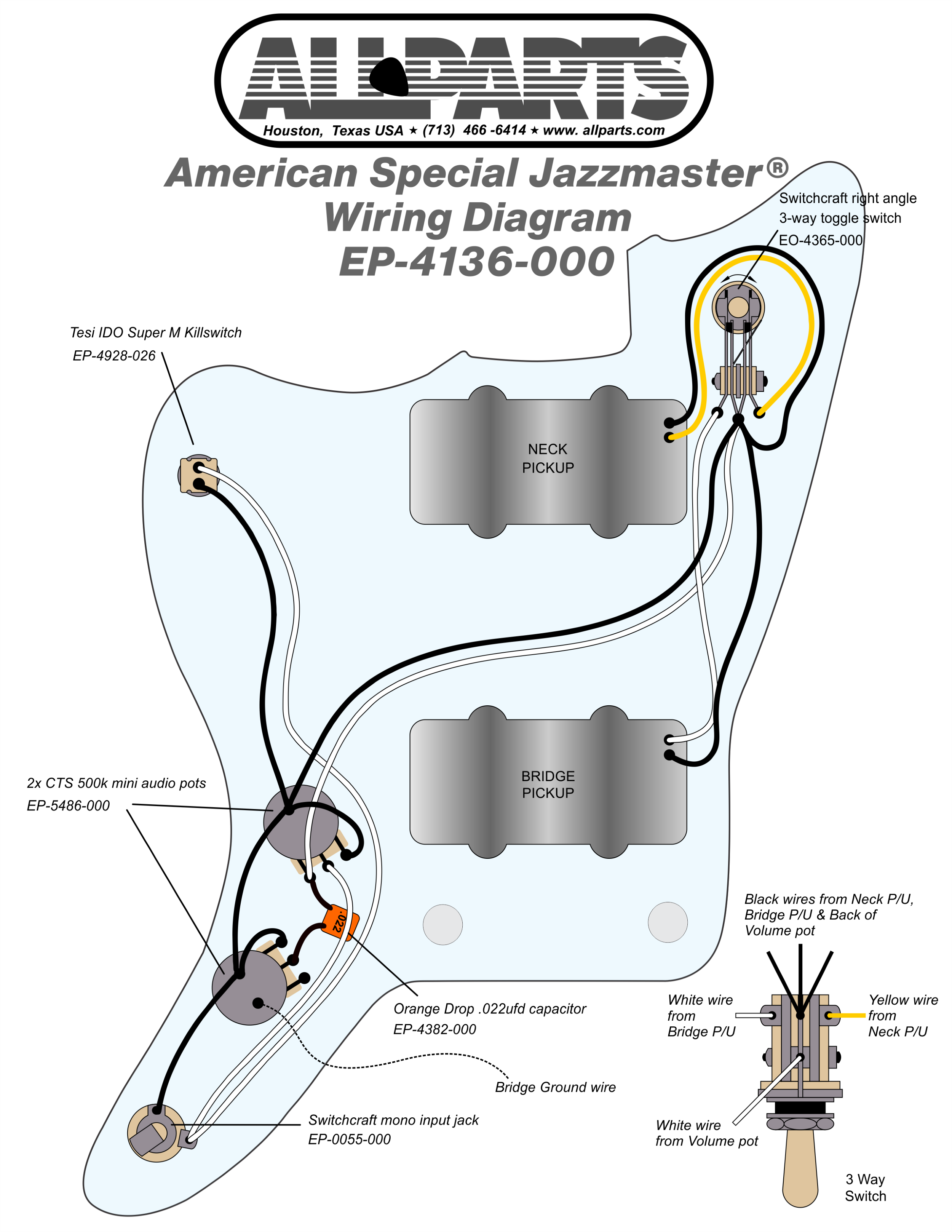 American Special Jazzmaster Wiring Diagram