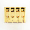 Allparts Adjustable 4-String Bass Bridge - Gold