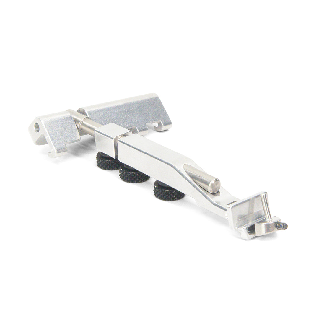 tremolo locking device pin type clamp bottom angled view