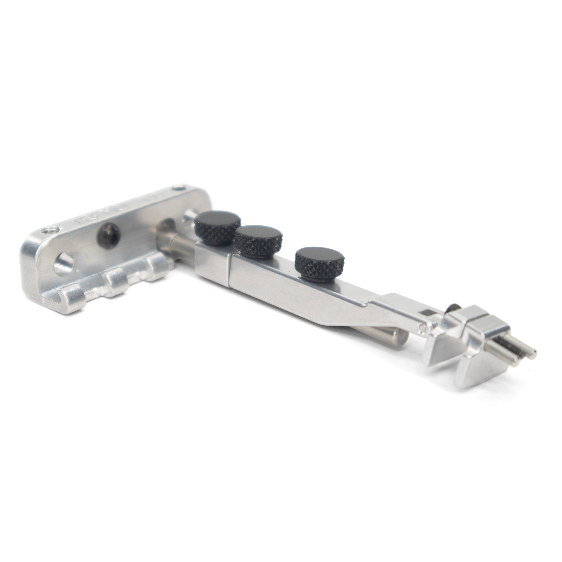 tremolo locking device large clamp front angled view