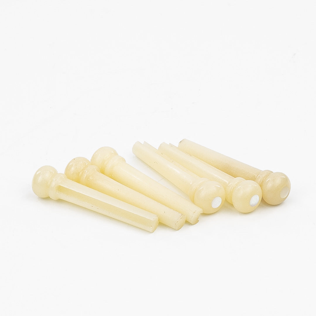 bridge pin set view MOP dot