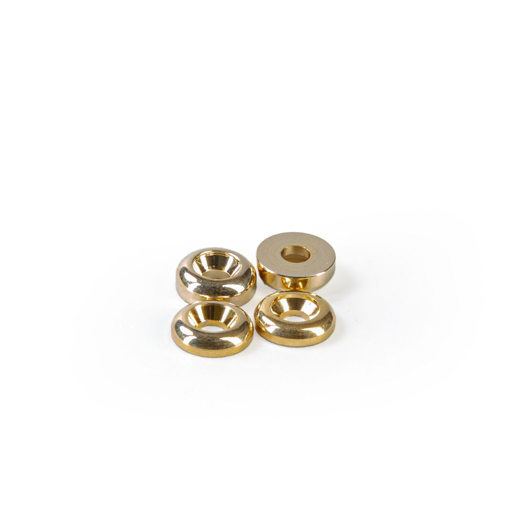 goldo top mount trem washers set view, gold