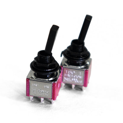 on on mini switch side by side view, black