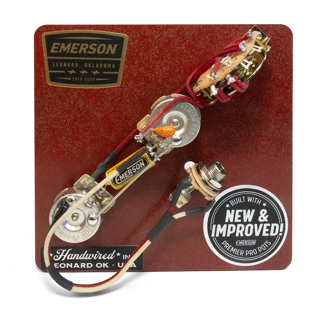 Emerson Custom - 3-Way Prewired Kit for Tele w/ 500K Ohm Pots 