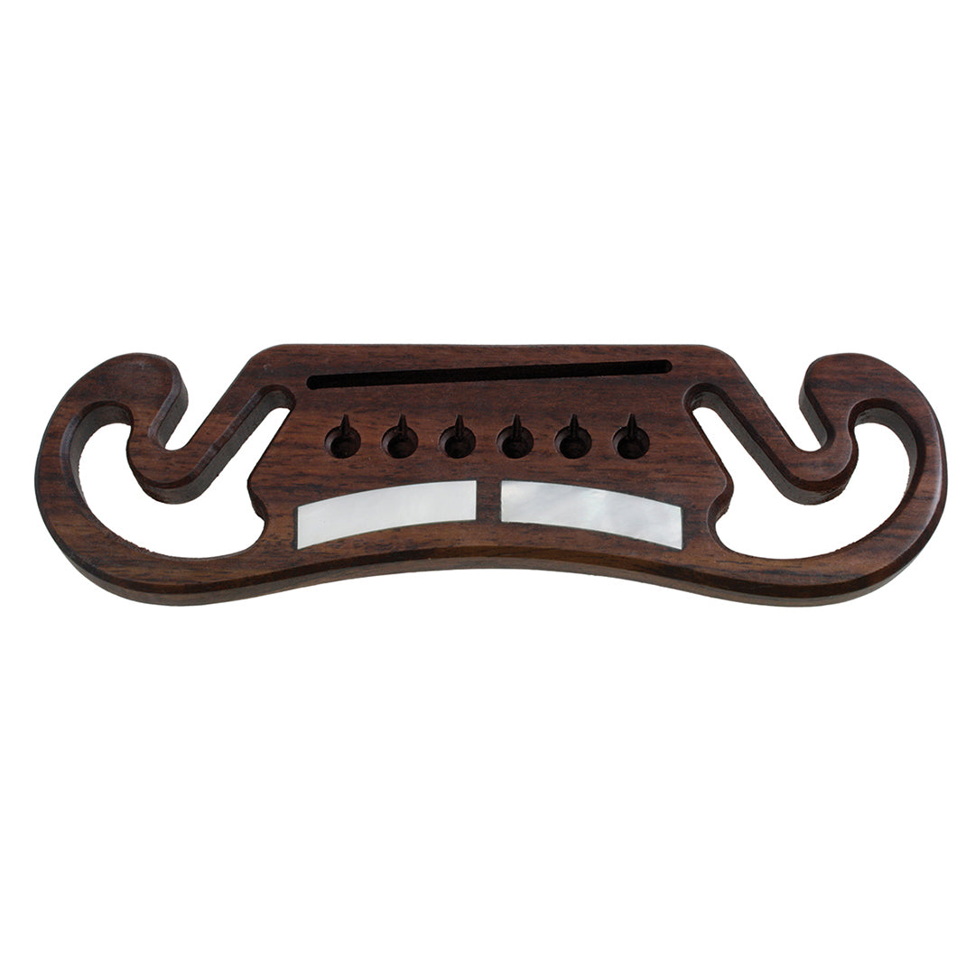 GB-2867-0RF Moustache Style Acoustic Guitar Bridge