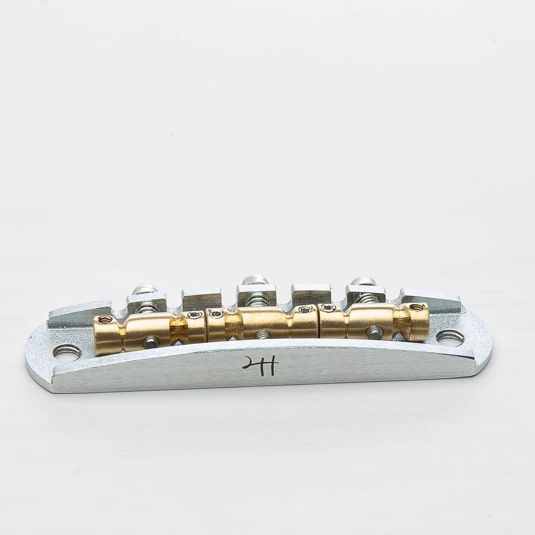 Halon - Steel Offset Bridge w/ Brass Saddles