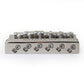 Badass HT1 guitar bridge back flat view nickel finish