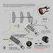 leslee pickup for Stratocaster install sheet second page