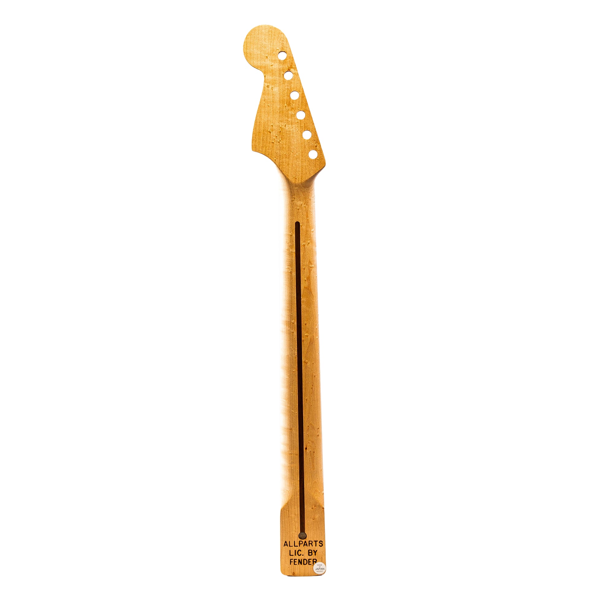ap select birds eye maple jazzmaster neck back view