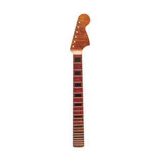 roasted flame maple jaguar neck front view