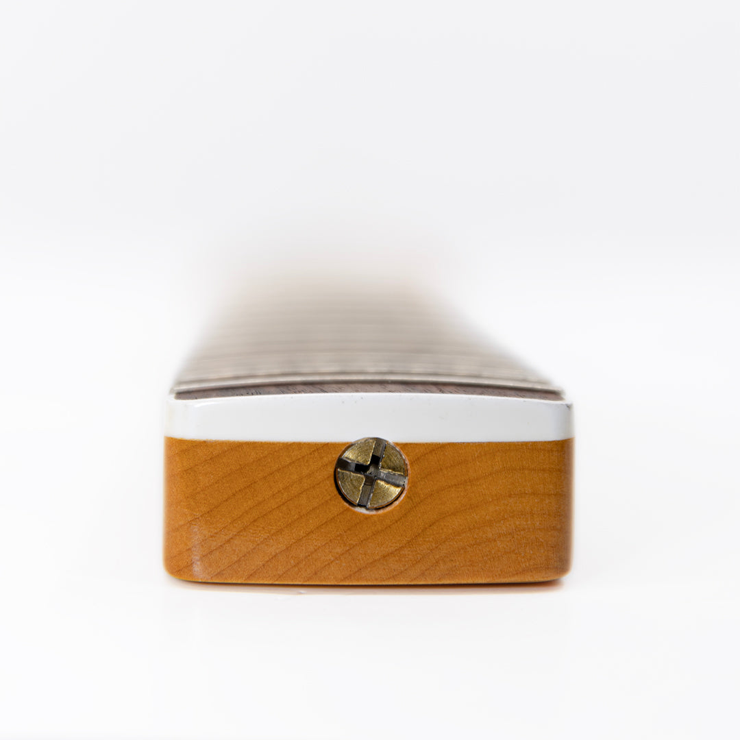 Allparts Licensed by Fender® Bound Replacement Neck for Jaguar®  - Heel