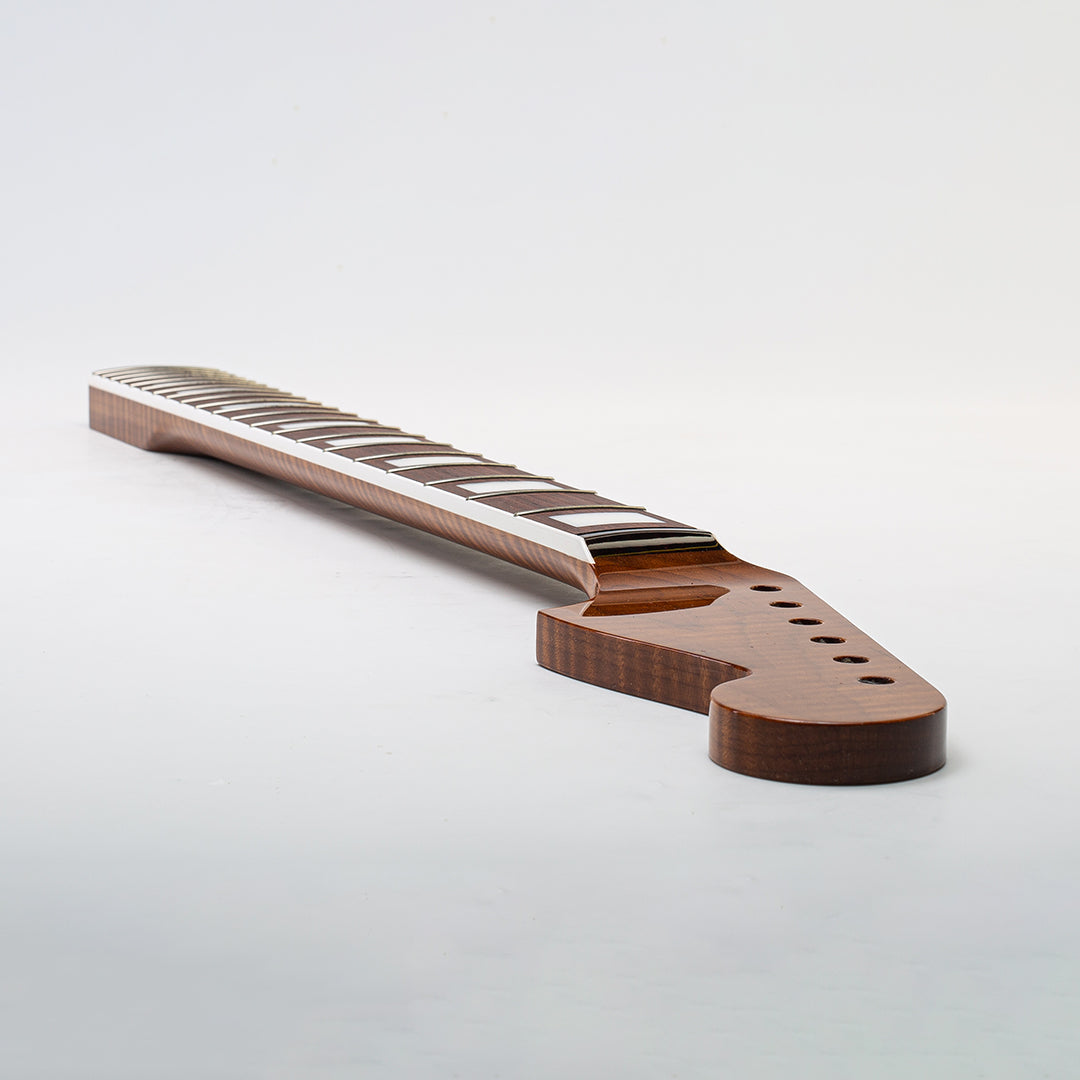neck flat view head stock angled