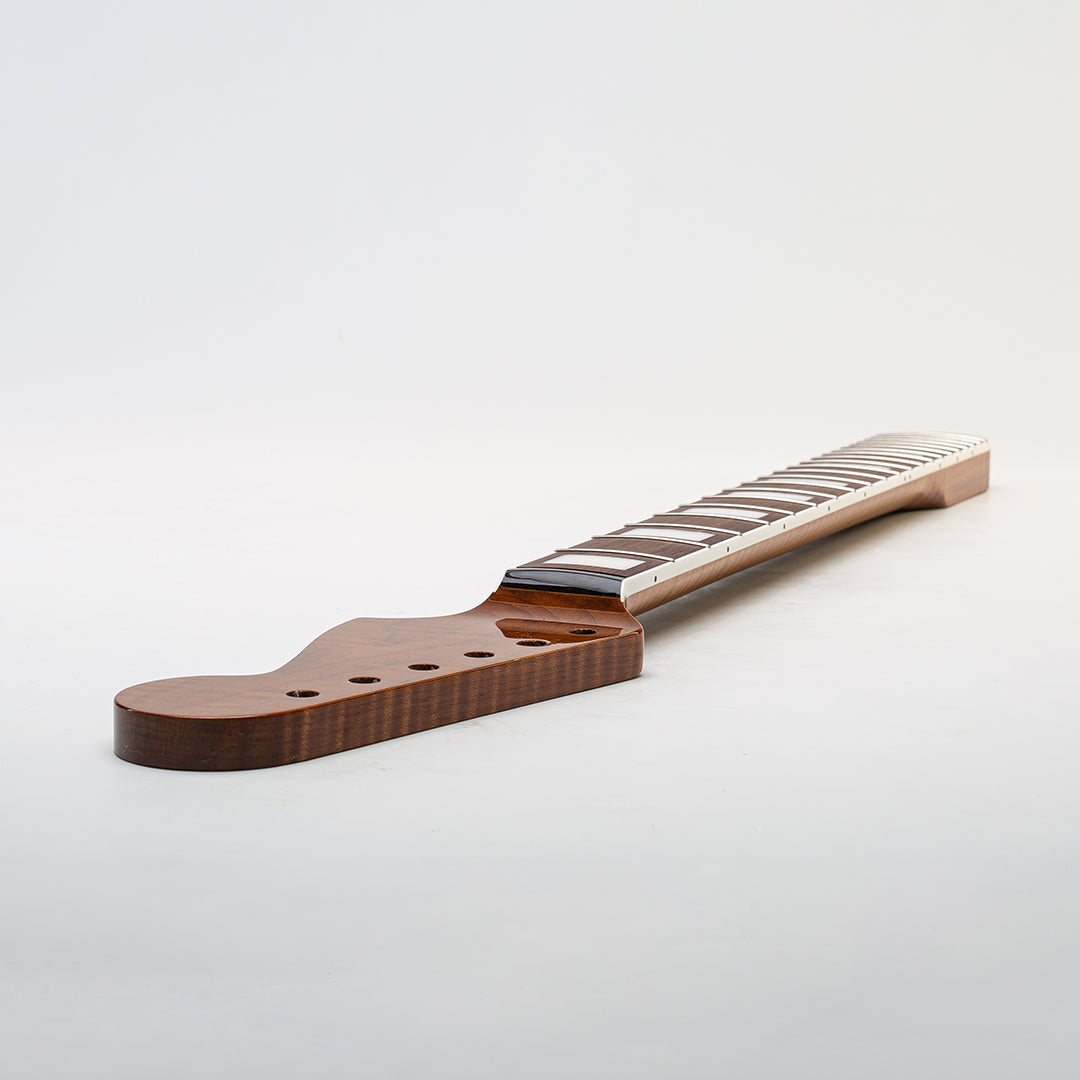 neck headstock flat view angled