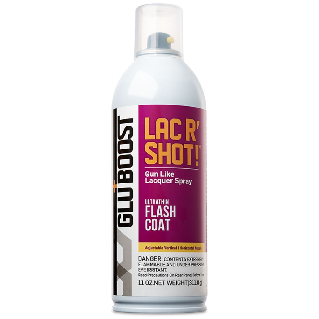 gluboost lac r shot spray can front view