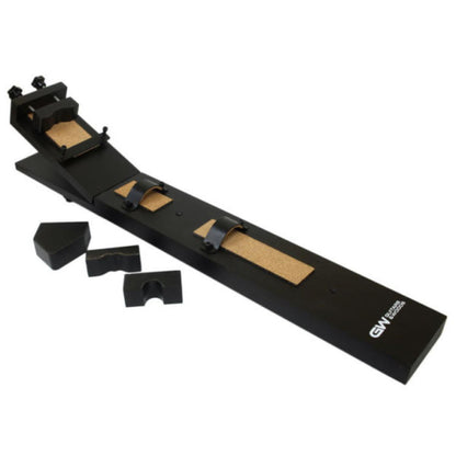 g&w headstock gluing jig with accessories  angled side view