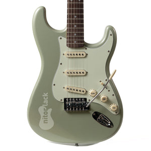 nitorlack sage green color sample, front body view