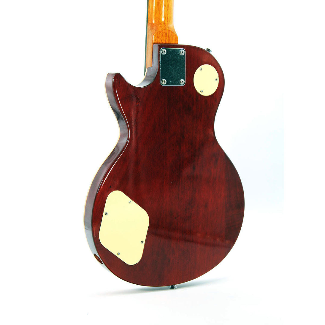 nitorlack wine red color sample, rear body view