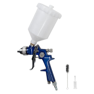 nitorlack spray gun side view with accessories 