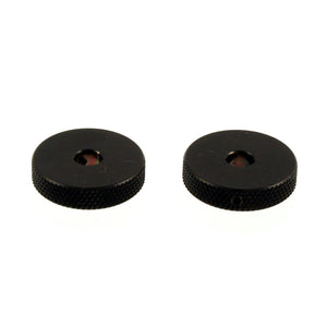 Allparts Black Roller Knob Set (2 pcs)
