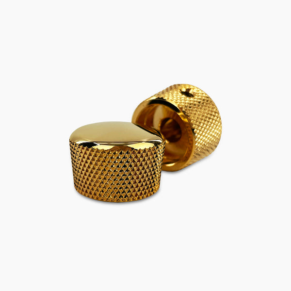 ギター fank ojisan Golden Valve 3 knobs .ver Top Hat Volume Knob (Gold/Silver)
